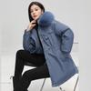 Women's Winter New Hooded Women's Versatile Fur Collar Removable One Dress Three Wear Women's Coat