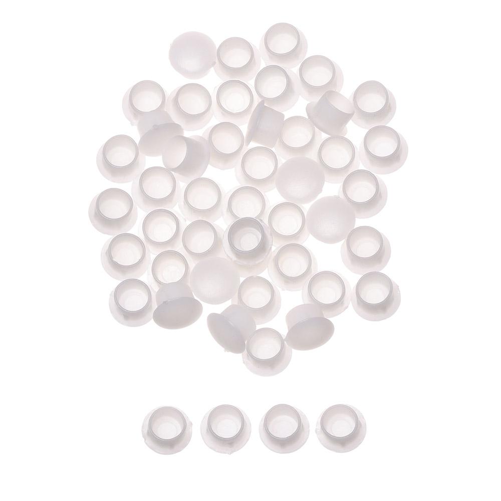 50Pcs Practical Hardware Hole Ornament Exterior Furniture Hole Covers Dust Plug Stopper Protective Cap Screw Decor