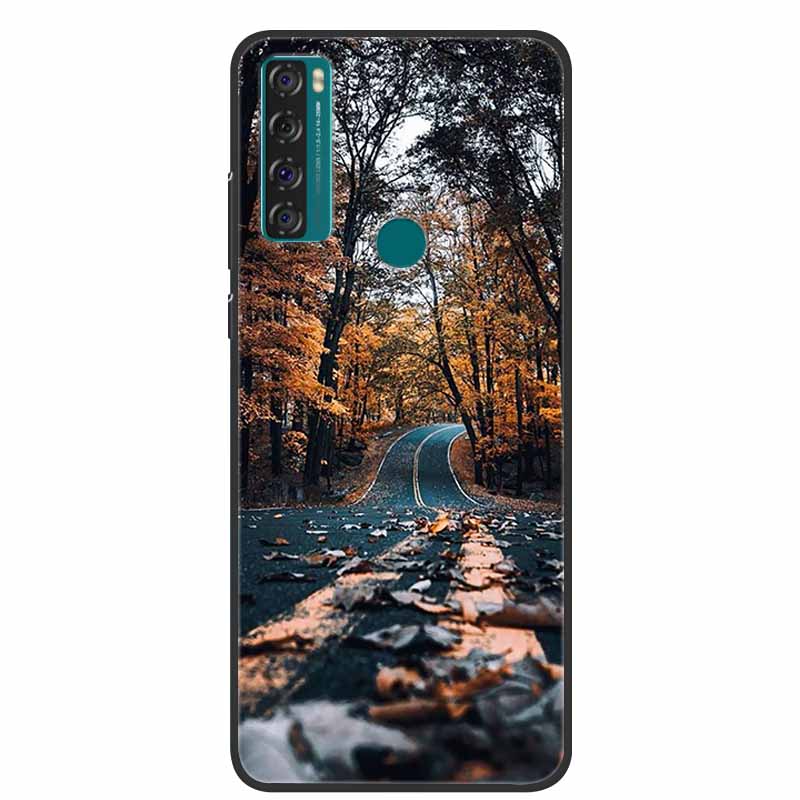 For TCL 20SE Case 20L+ 20L 20S Paint Soft TPU Silicone Phone Cover for TCL 20L Case Coque20s 20 s T775H T774H TCL 20 se 20 Plus