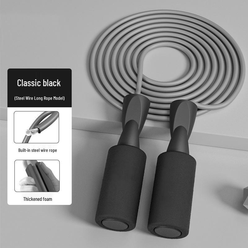 Hot-Selling Dual-Use Jump Rope: Load-Bearing, Ball-Weighted, Corded/Cordless, Silent for Indoor Use