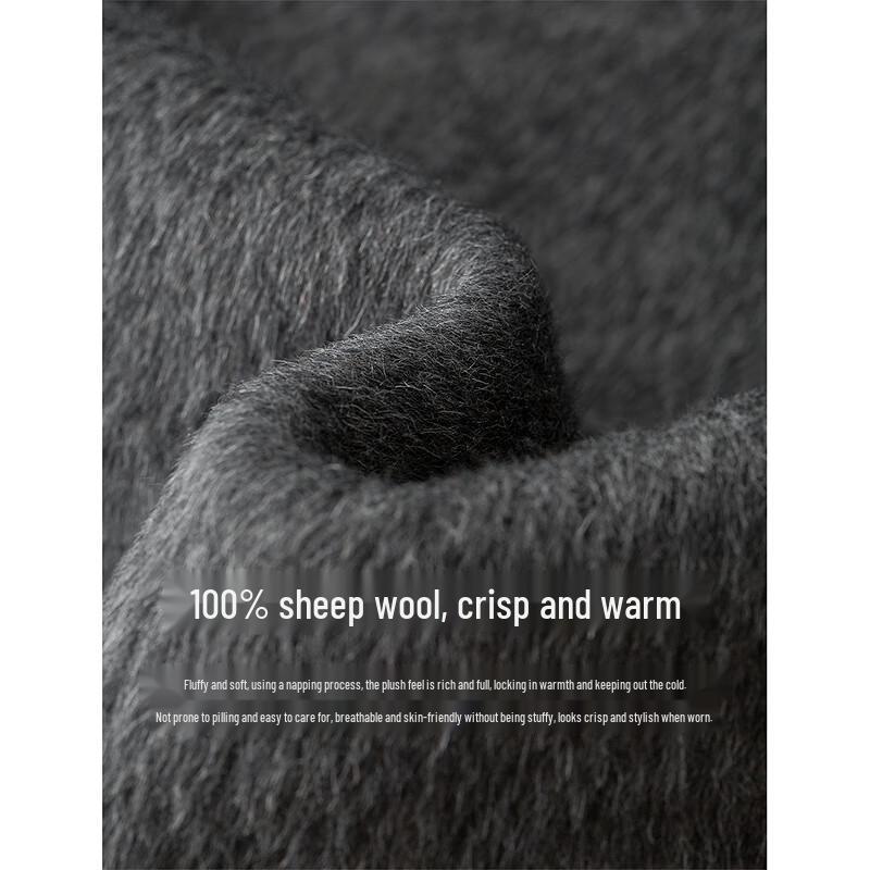 Inman Women's Pure Wool Hooded Long Double-faced Coat