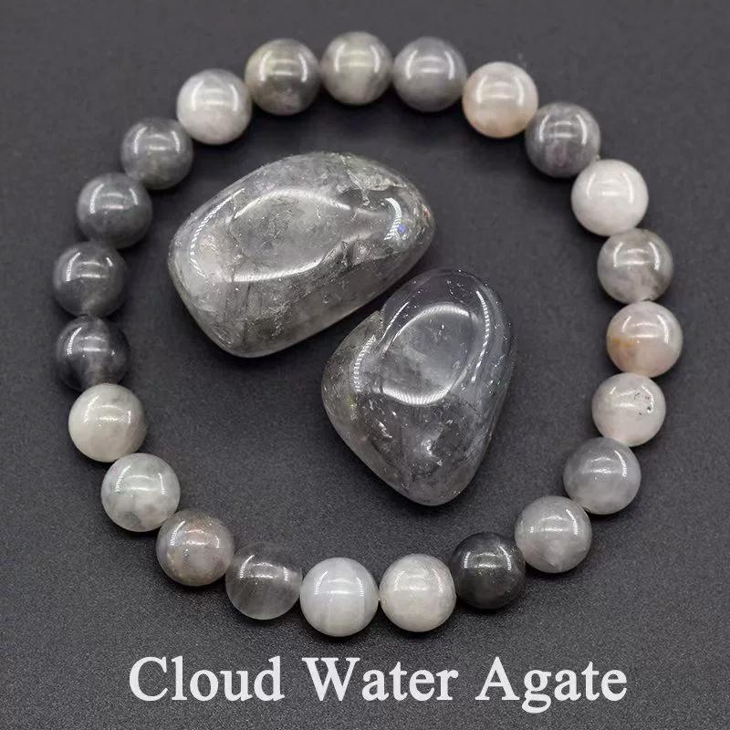 Amethyst Bracelet Crystal Stone Beads for Women Jewelry Accessory