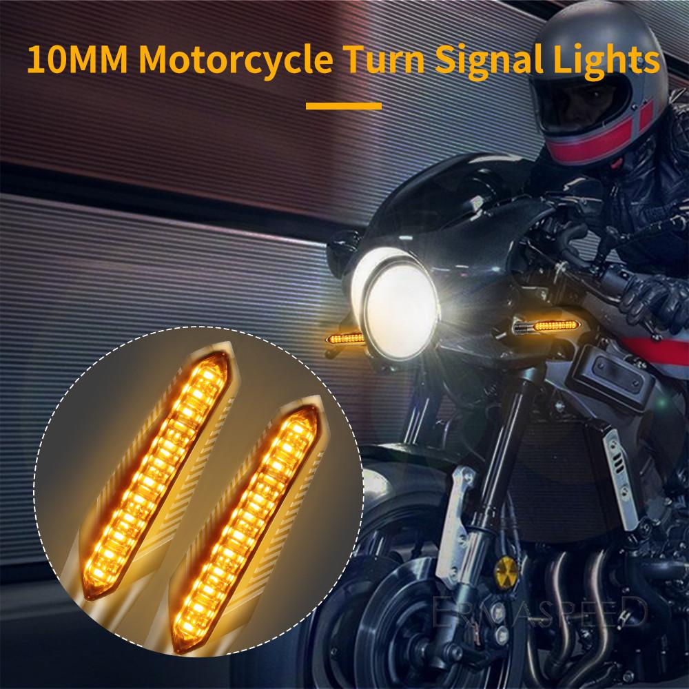 Universal LED Sequential Turn Signal Motorcycle Waterproof IP68 Flowing Flasher Blinker Indicator Signal Light Accessories