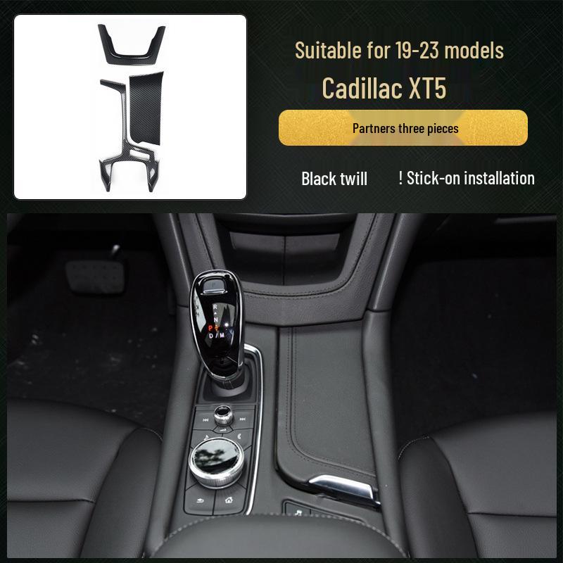 XT5 Kohlefaser-Imitation Pfirsichholz Mittelkonsolenverkleidung (2016-23)