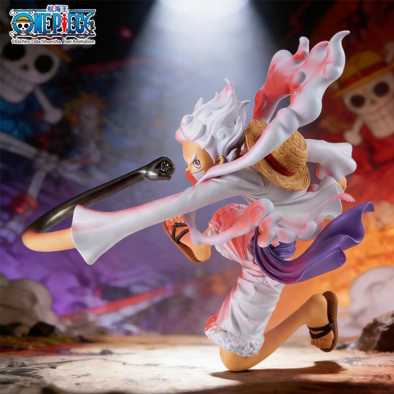 1pc Official One Piece Luffy's Gear Fifth Home Decor Figure, Anime Must-Have Gift for Valentine's Day, Birthday Desk.