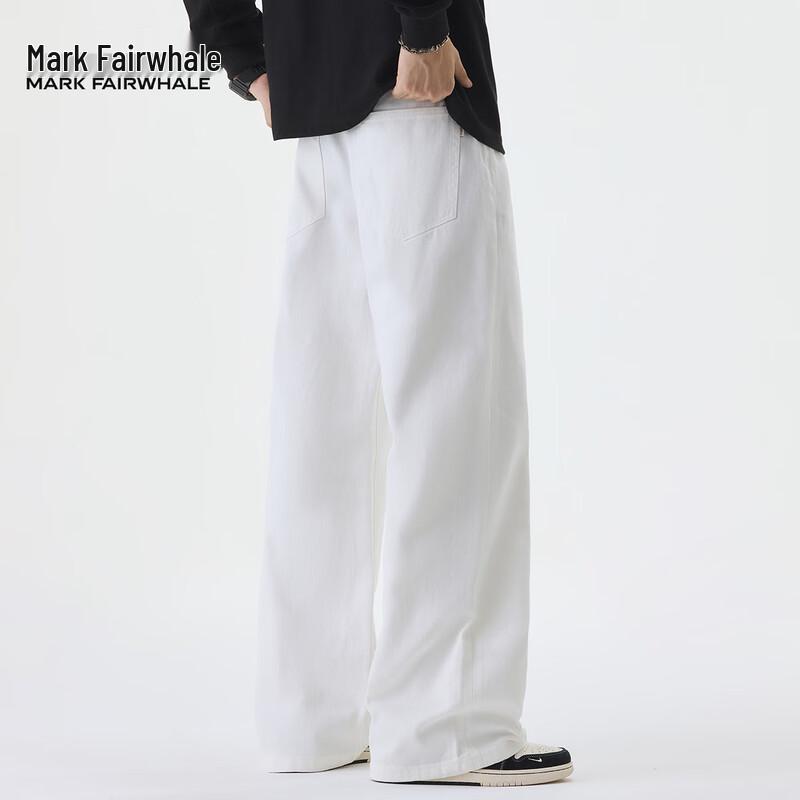 Mark Fairwhale Men's Loose Fit Straight Leg Denim Jeans