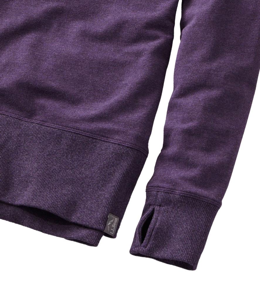 Cozy Split Hem US Fit Regular L Toffee Heather Brown 1000161754 L.L.Bean Women's L.L.Bean Sweatshirt,