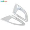 For Mazda 3 Axela Hatchback 2014 2015 2016 Chrome Car Rear Bumper Fog Light Lamp Cover Trim Tail Foglight Bezel Trim Accessories