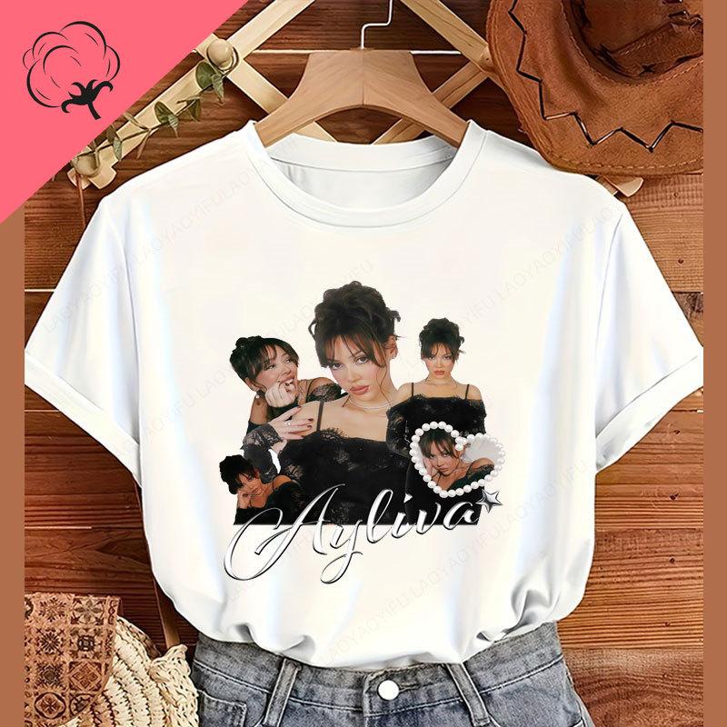 

Camisetas Ayliva T Shirt Hot Sale Summer Perfect Fans Clothes for GerUnisex Rap and Hip Beautiful Ayliva Classic Vintage T Shirts S