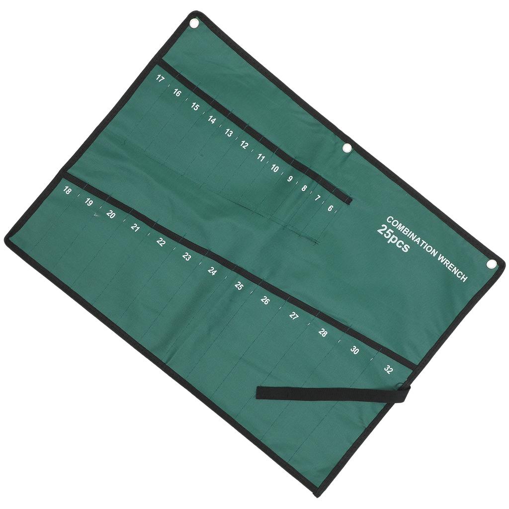 25-Fächer Werkzeugrolltasche Schwerlast Tragbarer Werkzeugaufbewahrungshalter mit Hängebeutel für Heimwerker Handwerker Koch Klempner Multifunktional