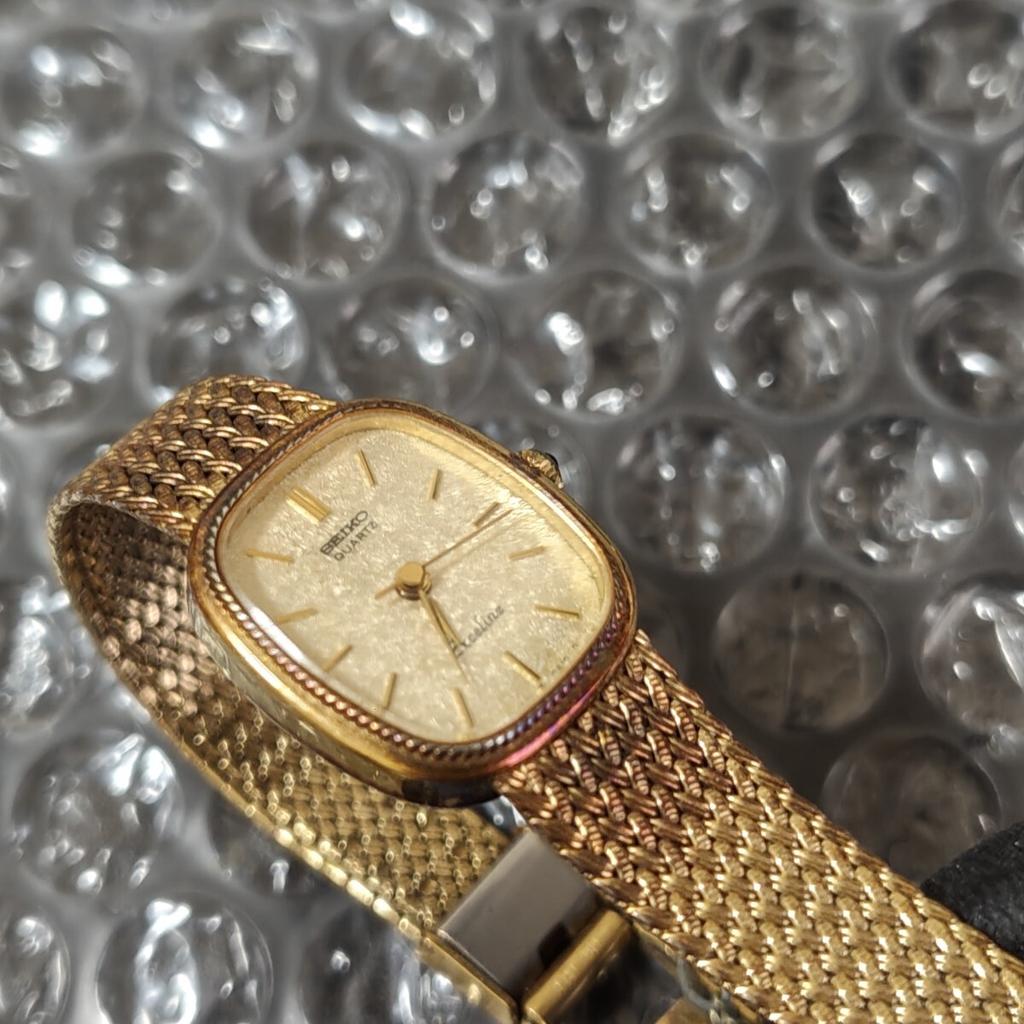 SEIKO Exceline Quartz Gold Management Number K26L [Working Condition] Watch, Tone, Women's Wristwatch,