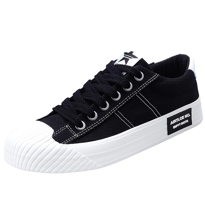 Neue Herrenschuhe für den Frühling Koreanischer Stil Modetrend Vielseitige Herren-Freizeit-Canvas-Schuhe Bequeme Atmungsaktive Flache Schuhe