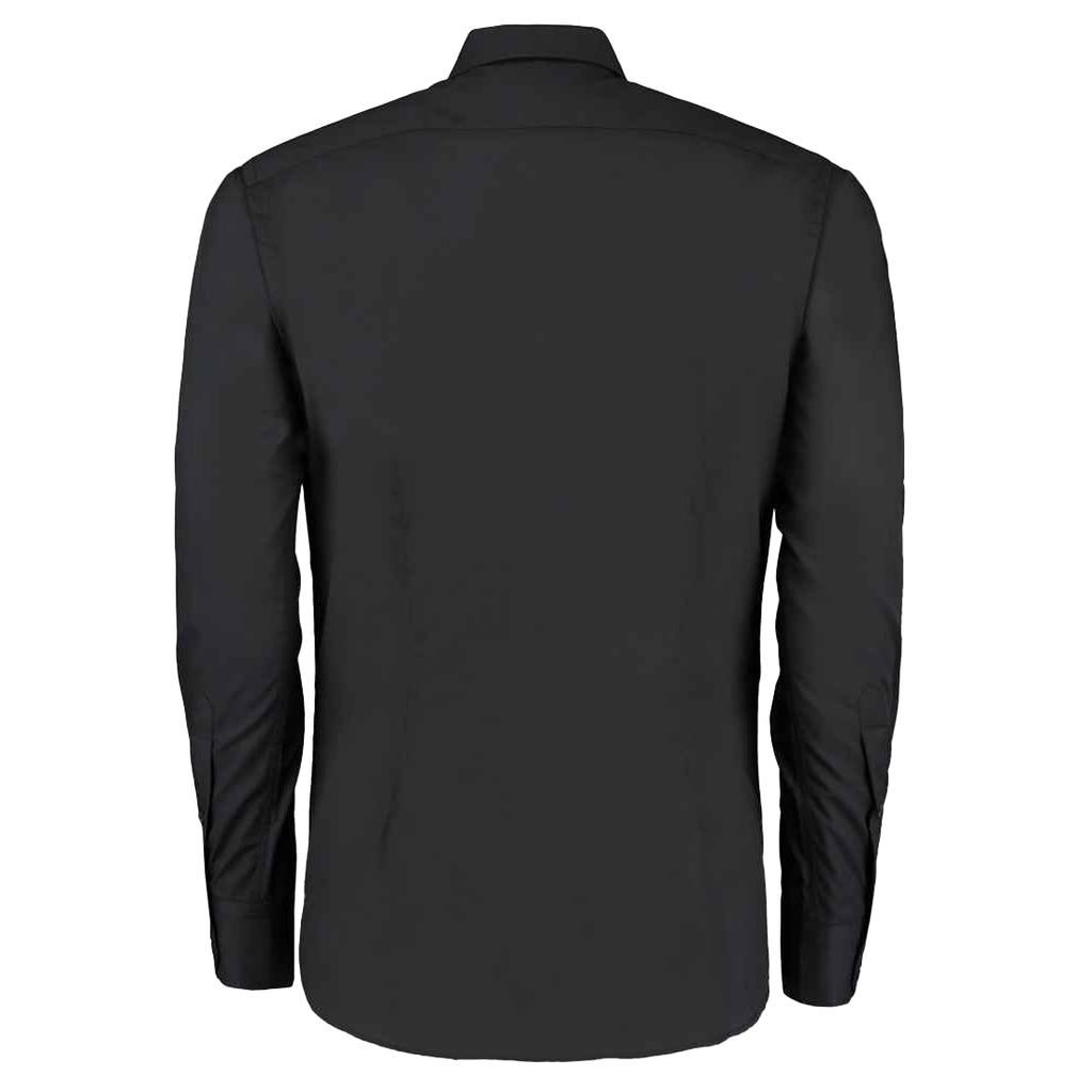 Kustom Kit Mens Slim Long-Sleeved Shirt