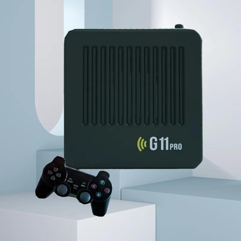 G11 Pro Spielebox Videospielkonsole 256 GB Eingebaut 60.000+ Retro-Spiele 2,4 GHz Kabelloses Gamepad 4 Stück 4K HD TV-Spiele-Stick Für PS1/GBA