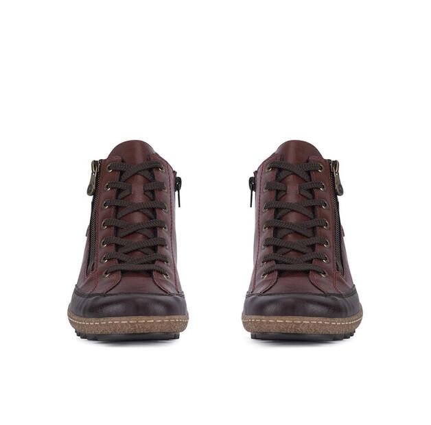 Ботильоны Rieker L7500-35 бордового цвета