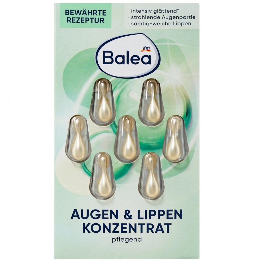 Balea Eye & Lip Care Intensive Ampoules, 7 Capsules