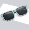 Winter snow sunglasses women's advanced sense sunscreen Internet celebrity glasses large frame square black new sunglasses men