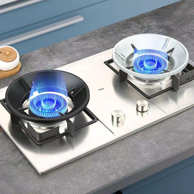 Portable Windproof Gas Stove with Energy-Saving Windshield and Fire Concentrator