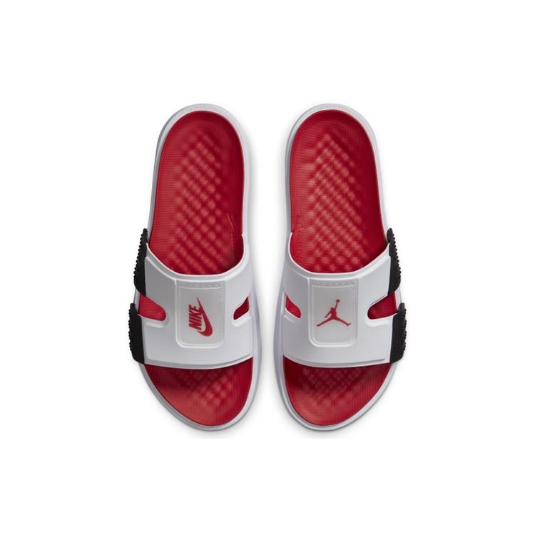 Air Jordan Hydro 8 Retro Slide 'White Black Fire' Men's CZ3607-100