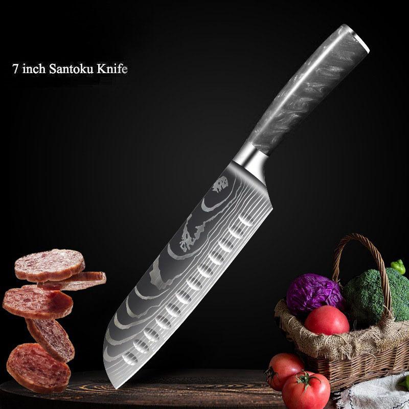 Kitchen Knives Stainless Steel Japanese Chef Knife Slicing Boning Peeling Meat Cutting Sushi Knife High-Quality Cooking Cutter