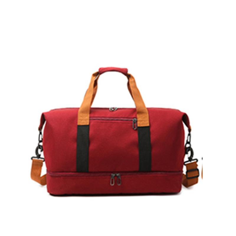 

Travel bag Large capacity fitness sports training bag Business trip boarding Small luggage Student accommodation storage bag красный