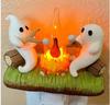 2025 Halloween Decoration New Bonfire Flickering Night Light Bonfire Flame Halloween Night Light Bonfire Star Night Light