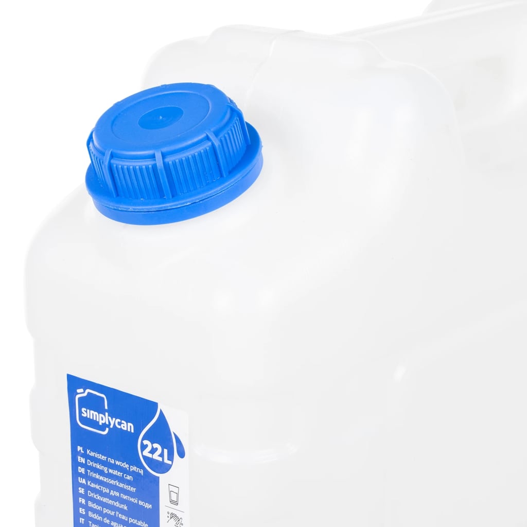 Water Tank, With Tap, Transparent, 20 L, Plastic