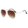 Metal Frame Aviator Sunglasses with Double Lens Design Lightweight Durable Construction Suitable for Outdoor Activities