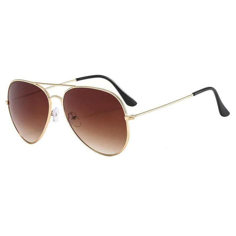 

Metal Frame Aviator Sunglasses with Double Lens Design Lightweight Durable Construction Suitable for Outdoor Activities One Size