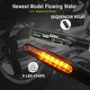 Sequenzielle LED Motorrad Blinker - IP68 Wasserdicht, Universelle Passform mit Smart-Relais