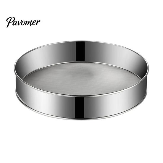 Rust Resistant Sifter Stainless Steel Flour Sifter, Handheld Fine Mesh Strainer, Durable Corrosion Professional Baking Sieve Round for Cocoa
