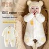 Infant Winter Thickened Cotton Jumpsuit