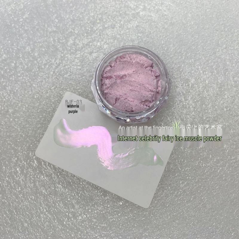 Macaron Fairy Aurora Powder: Translucent Moonlight Magic Mirror Ornaments - 2025 Nail Salon Exclusive Hot Style