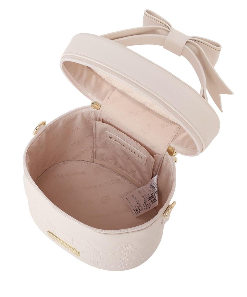 Maison de FLEUR FLEUR Chocolate Cube Bag Brown F Handbag 08001299600