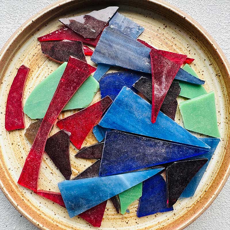 100g/Lot Mozaikové dlaždice Vitráž Mozaika DIY Ručně vyráběný Podtácek Mozaiková Skládačka Výroba Umění Nástěnné Dekorace Potřeby Barva arte 917