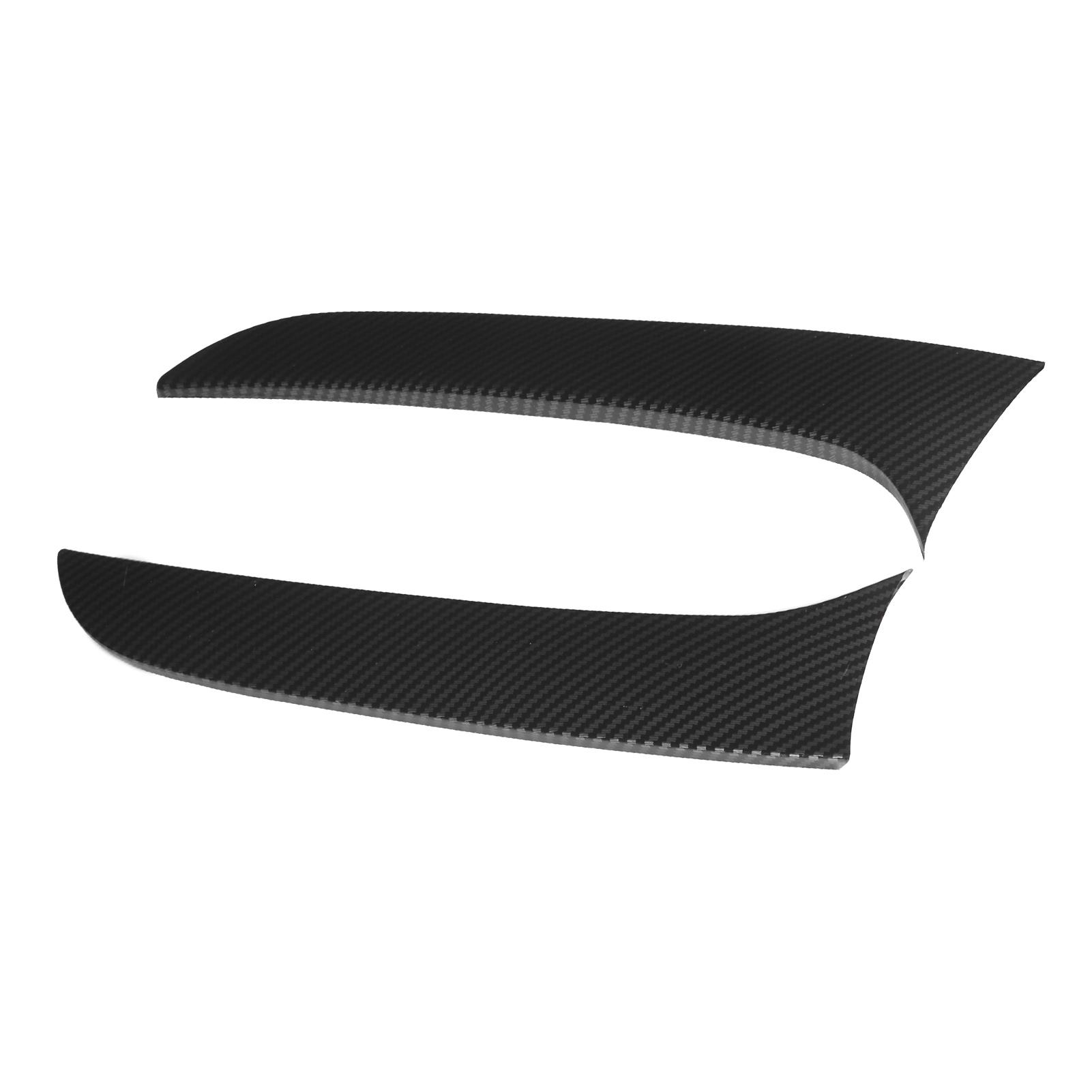 

Pair Rear Window Side Spoiler Carbon Fiber Style Replacement for 1 Series F20 F21 2016‑2019