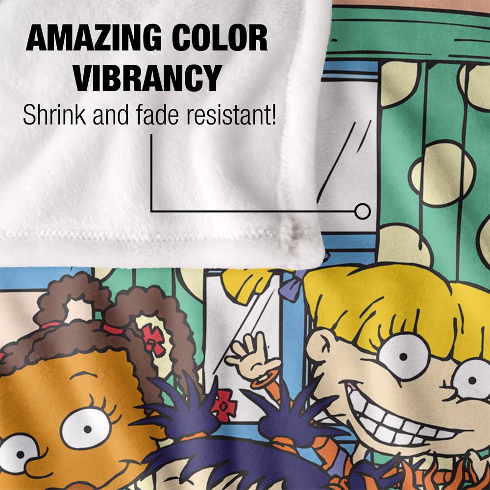 Rugrats Silky Characters Supersoft Blanket