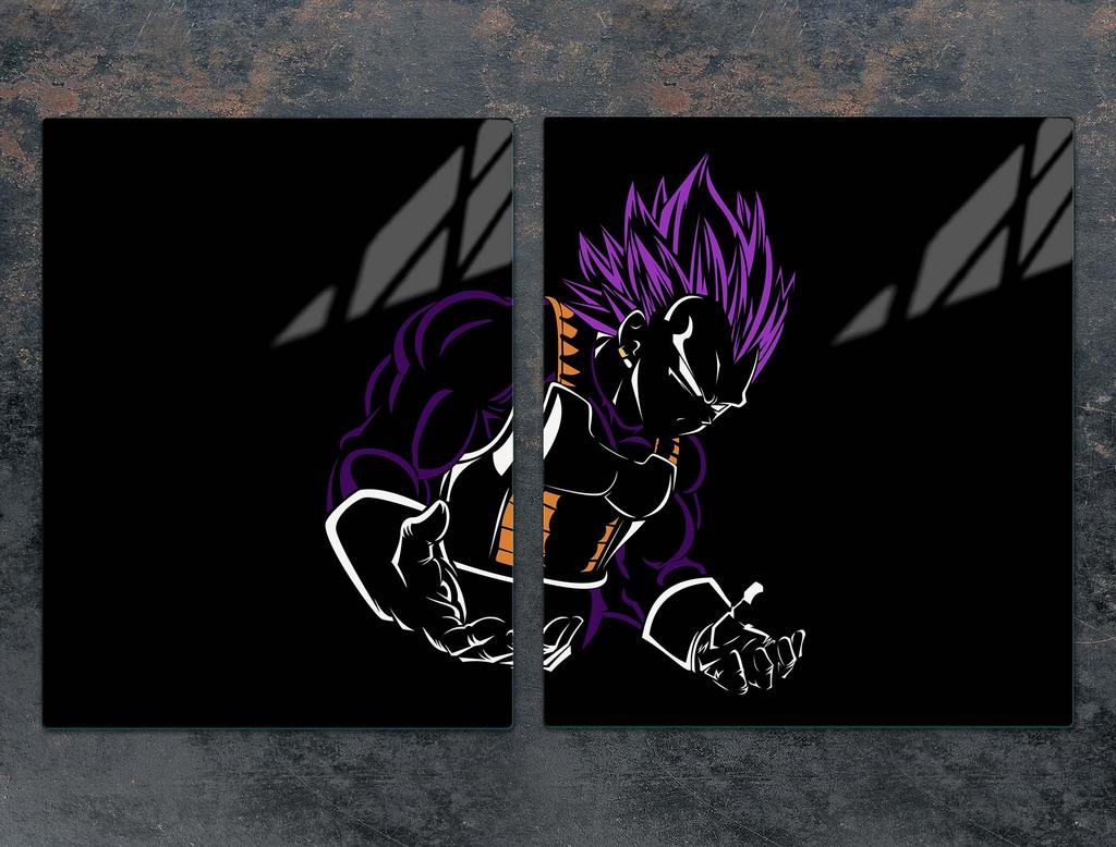 SZKLANA PŁYTA OCHRONNA NA KUCHENKĘ 85x52 ANIME