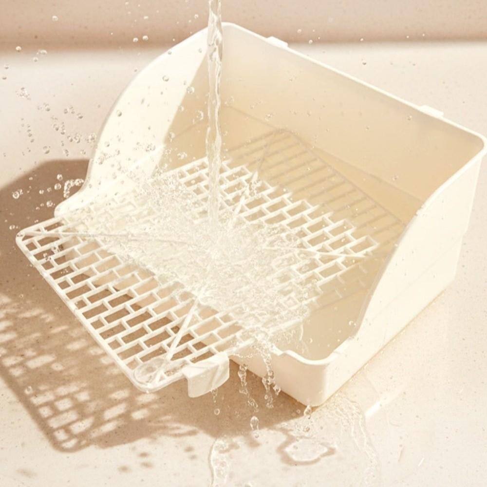 Splash-Proof Animal Potty Trainer Rectangular Rabbit Training Toilet Pet Toilet Box Pet Supplies