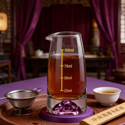 1 pièce Distributeur de Baijiu en Verre Petits Pots à Vin Domestiques Pot à Vin Gradué en Verre Verre à Vin Rouge et Vin Étranger Distributeur de Vin