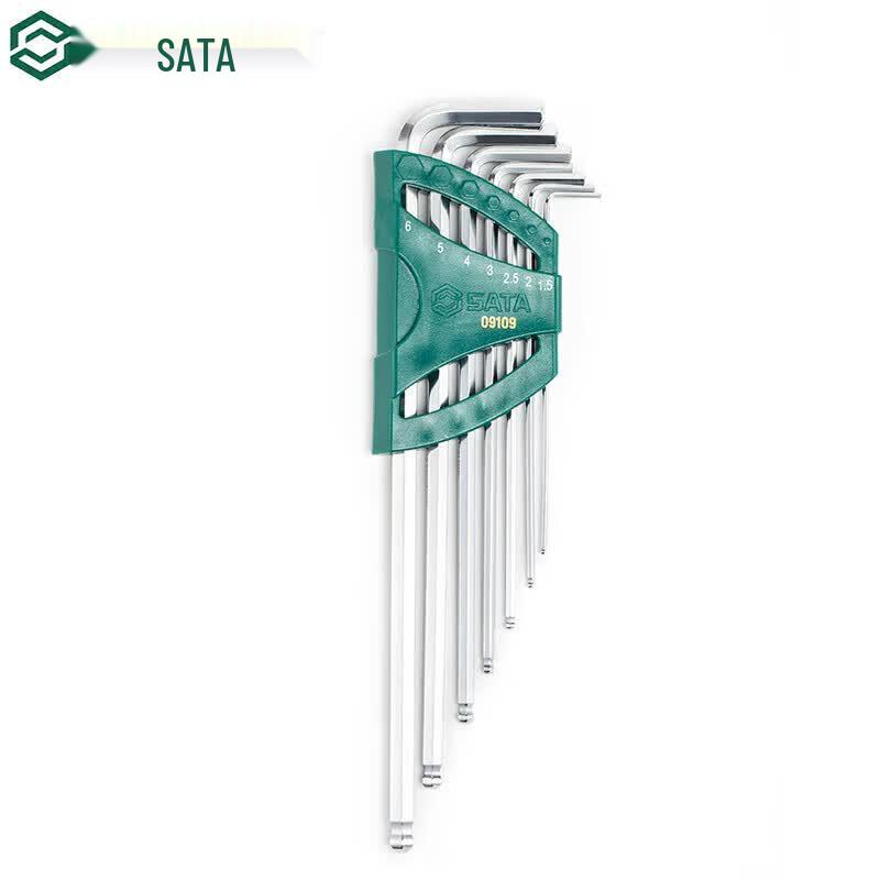 SATA 7-Piece Extra Long Ball-End Hex Key Set