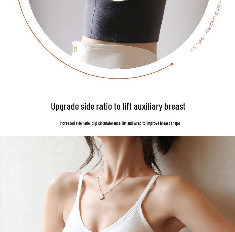 Women's U-Neck Tank Top with Chest Pad - Stylish Summer Design for Concealing Underarm Area
