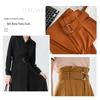 Adjustable Metal D-Ring Belt Buckle for Coats and Dresses