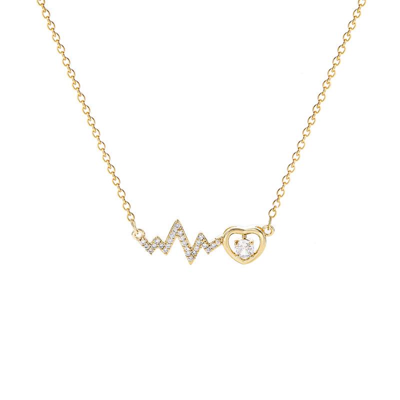 2025 Women's High-End Titanium Steel Lightning Pendant Necklace – Light Luxury Clavicle Chain for Sweaters