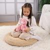 Apricot Lamb Pink Corduroy Pig Plush Toy for Soft and Fluffy Pink Corduroy Pig for Girls and 23cm Kids, Cute, Boys,