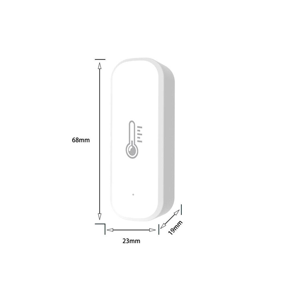

Zigbee Temperature Humidity Sensor Home Indoor Hygrometer Thermometer Ewelink App Remote Monitor Work With Alexa Zigbee2MQTT TH01-1PCS