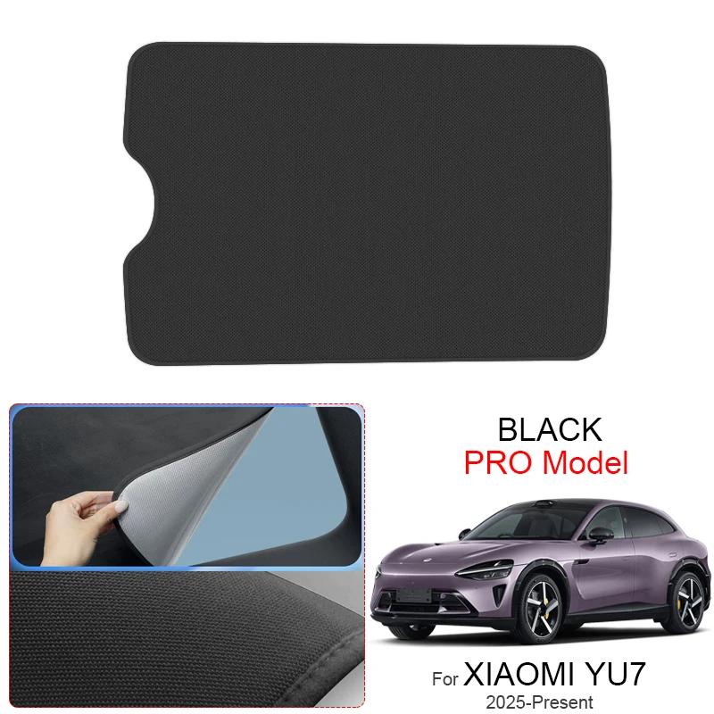 Car Suede Fabric Electrostatic Adsorption Sunroof Sunshade For XIAOMI YU7 2025-Present Auto Anti-UV Heat Insulation Skylight