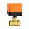 Electric Brass Two-Way Ball Valve 220V, NO/NC, Central AC Fan Coil, 3-Wire, 2-Control Actuator