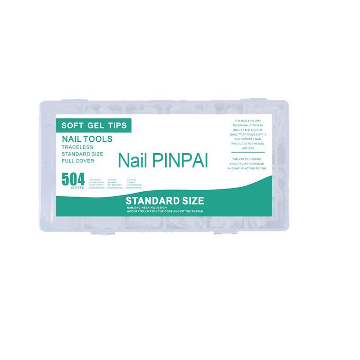 

Short Almond Press-On Nails, 240Pcs Pre-Shaped Gel Acrylic Nail Tips, Full Cover for Nail Extensions, Ideal for Home DIY & Nail