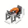1/2PCS Assembling Building Blocks Shrimp Model Work Shrimp Building Blocks Hands-on Exercise Toy Desktop Decoration Creative Toy